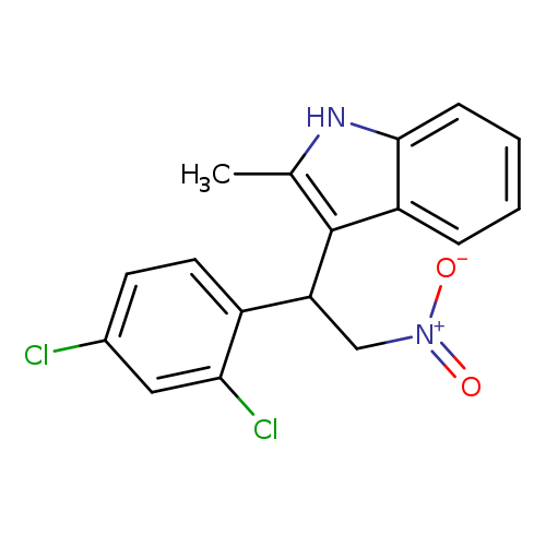 3-[1-(2,4-dichlorophenyl)-2-nitroethyl]-2-methyl-1H-indole
