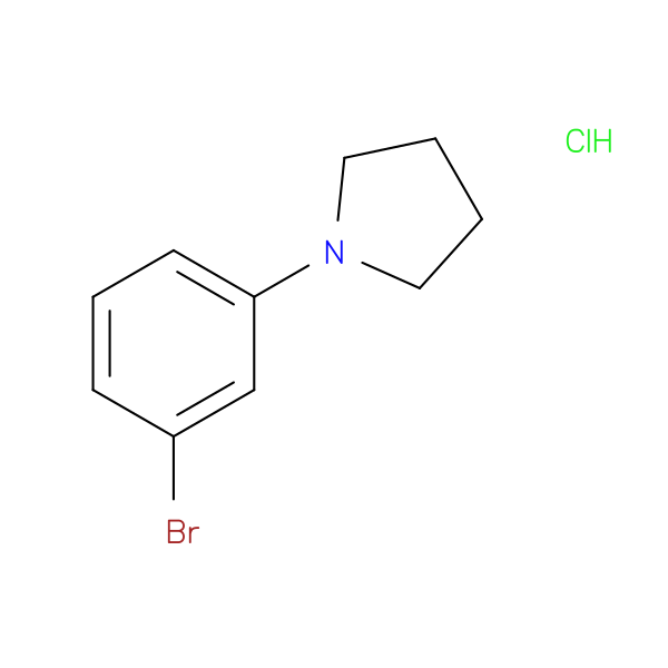 1-(3-Bromophenyl)pyrrolidine, HCl