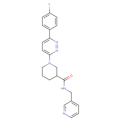 1-[6-(4-fluorophenyl)pyridazin-3-yl]-N-[(pyridin-3-yl)methyl]piperidine-3-carboxamide