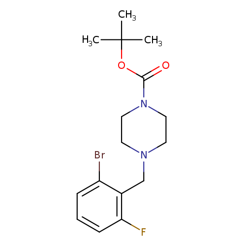 2-(4-BOC-Piperazinomethyl)-1-bromo-3-fluorobenzene