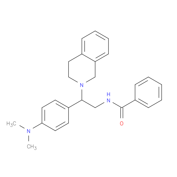 N-{2-[4-(dimethylamino)phenyl]-2-(1,2,3,4-tetrahydroisoquinolin-2-yl)ethyl}benzamide