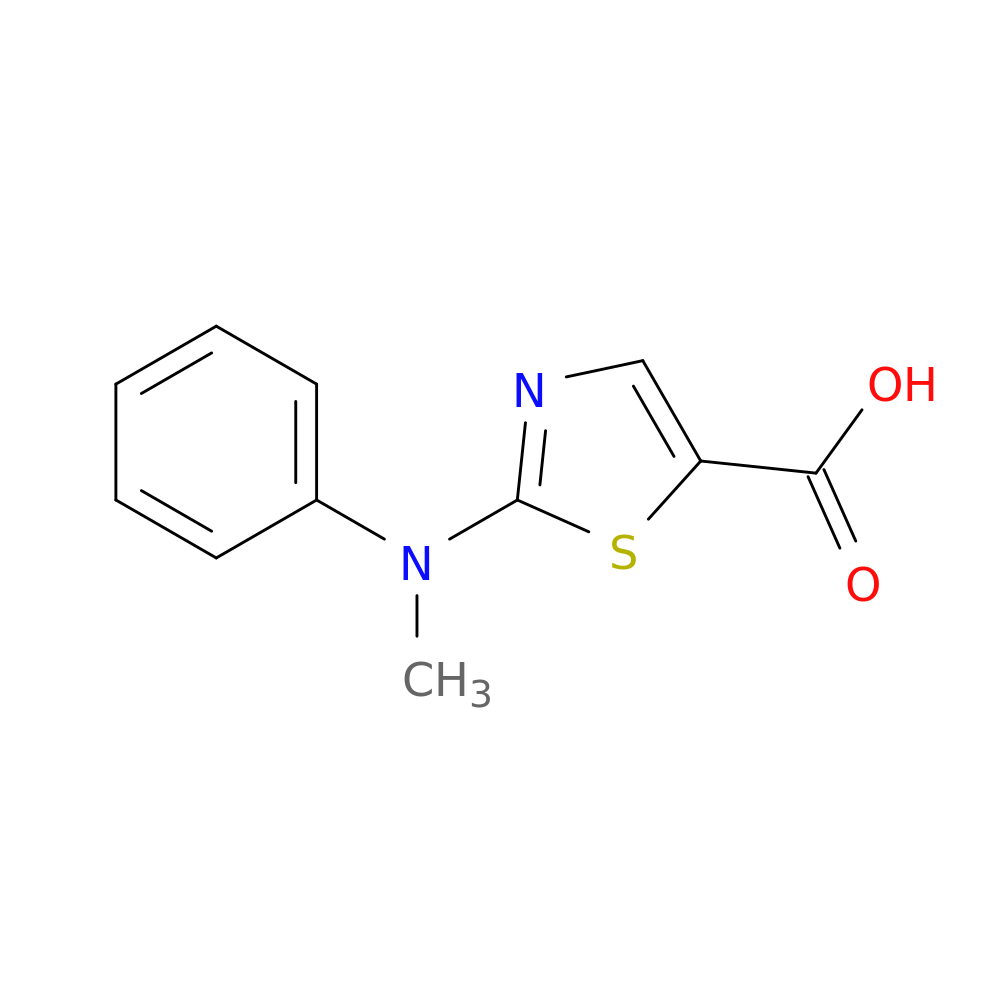 2-[methyl(phenyl)amino]-1,3-thiazole-5-carboxylic acid