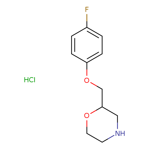 2-[(4-fluorophenoxy)methyl]morpholinehydrochloride