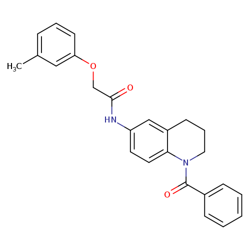 N-(1-benzoyl-1,2,3,4-tetrahydroquinolin-6-yl)-2-(3-methylphenoxy)acetamide