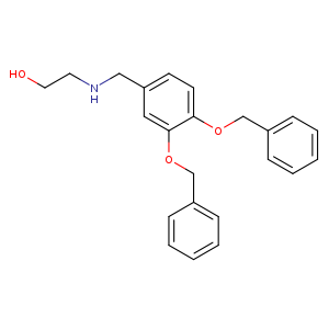 2-((3,4-Bis(benzyloxy)benzyl)amino)ethan-1-ol