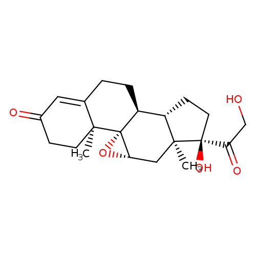 Pregn-4-ene-3,20-dione, 9,11-epoxy-17,21-dihydroxy-, (9β,11β)- (9CI)