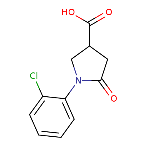 1-(2-Chlorophenyl)-5-oxopyrrolidine-3-carboxylic acid