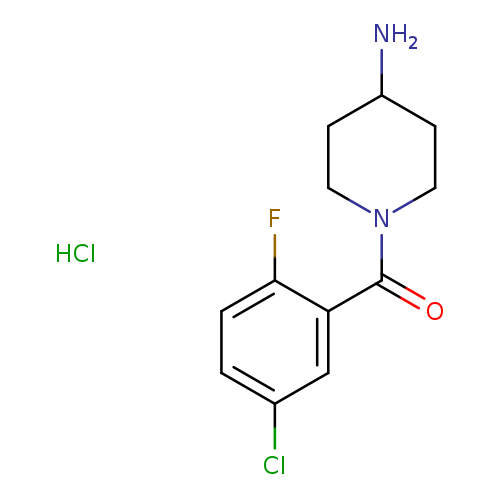 1-(5-Chloro-2-fluorobenzoyl)piperidin-4-amine hydrochloride