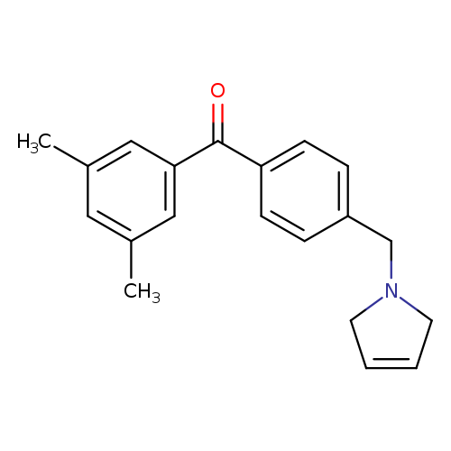 (4-((2,5-Dihydro-1H-pyrrol-1-yl)methyl)phenyl)(3,5-dimethylphenyl)methanone