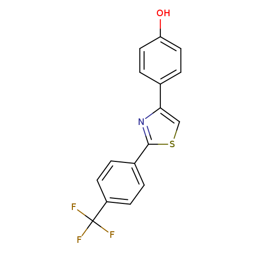 4-(2-(4-(Trifluoromethyl)phenyl)thiazol-4-yl)phenol