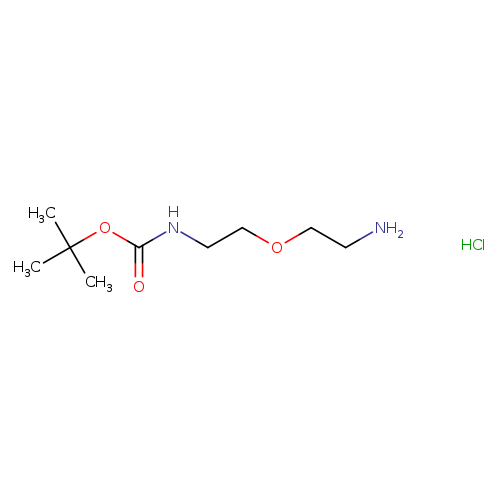 Carbamic acid, [2-(2-aminoethoxy)ethyl]-, 1,1-dimethylethyl ester, monohydrochloride (9CI)