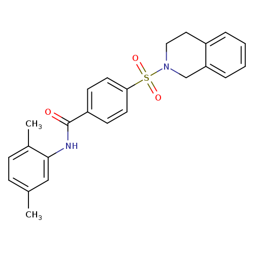 N-(2,5-dimethylphenyl)-4-(1,2,3,4-tetrahydroisoquinoline-2-sulfonyl)benzamide