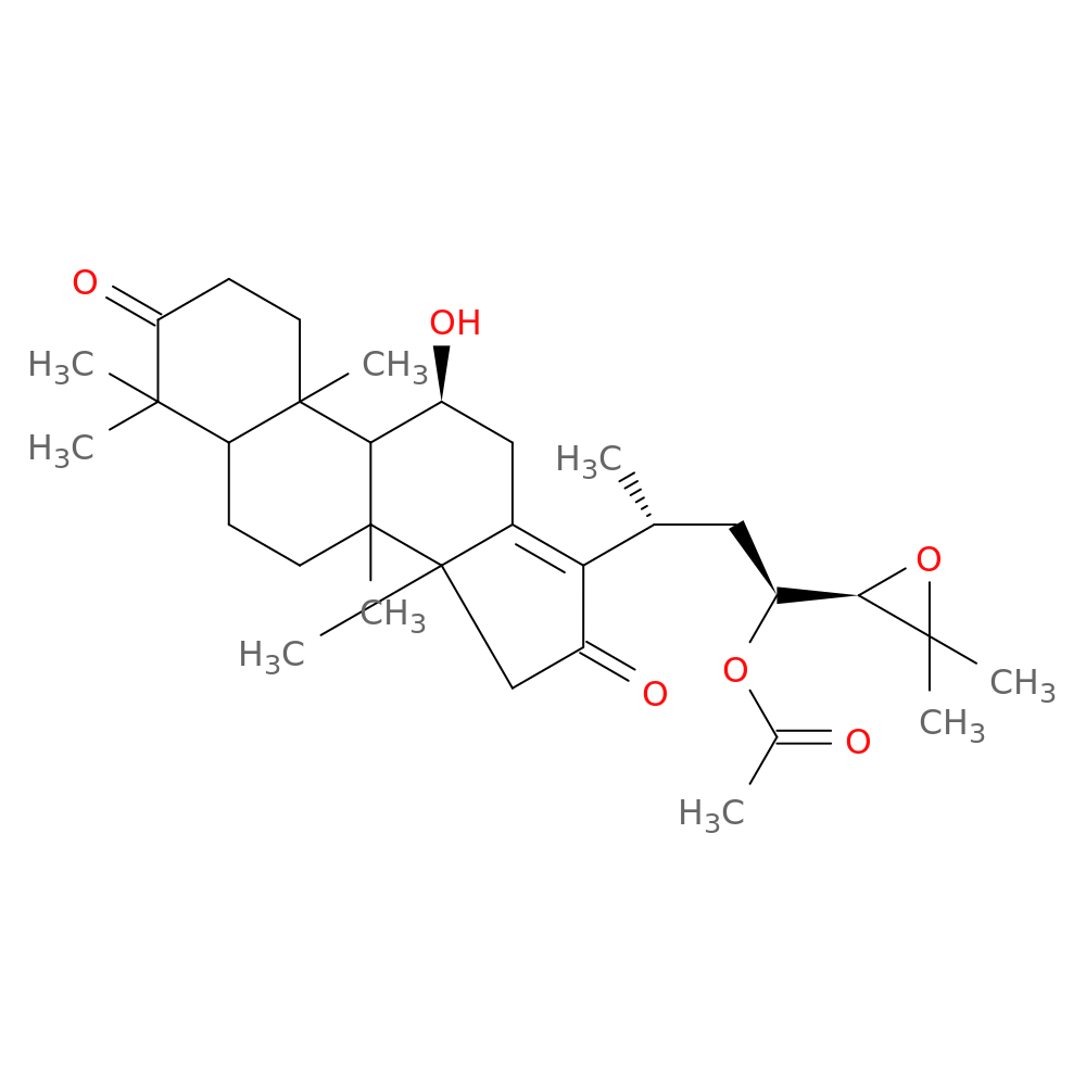 (8α,9β,11β,14β,23S,24R)-23-(Acetyloxy)-24,25-epoxy-11-hydroxydammar-13(17)-ene-3,16-dione