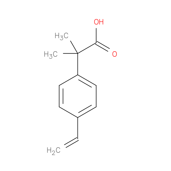 2-methyl-2-(4-vinylphenyl)propanoic acid