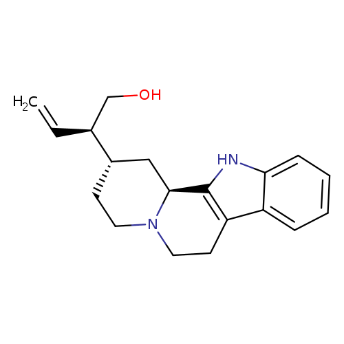 Indolo[2,3-a]quinolizine-2-ethanol, β-ethenyl-1,2,3,4,6,7,12,12b-octahydro-, (βR,2S,12bS)-