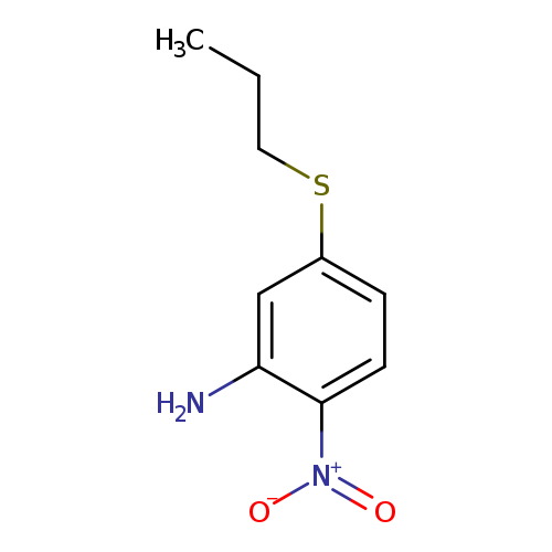 2-Nitro-5-(propylthio)aniline