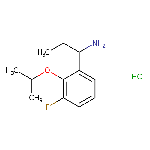 1-(3-Fluoro-2-isopropoxy-phenyl)-propylamine hydrochloride