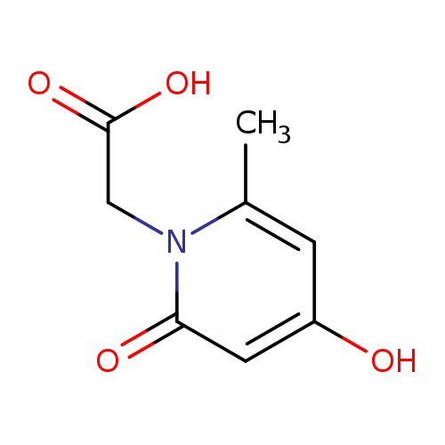 2-(4-hydroxy-6-methyl-2-oxo-1,2-dihydropyridin-1-yl)acetic acid