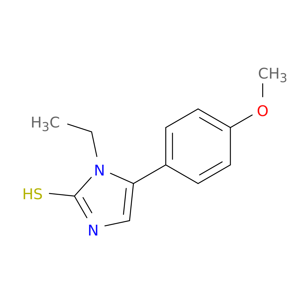 1-ETHYL-5-(4-METHOXYPHENYL)-1,3-DIHYDRO-2H-IMIDAZOLE-2-THIONE
