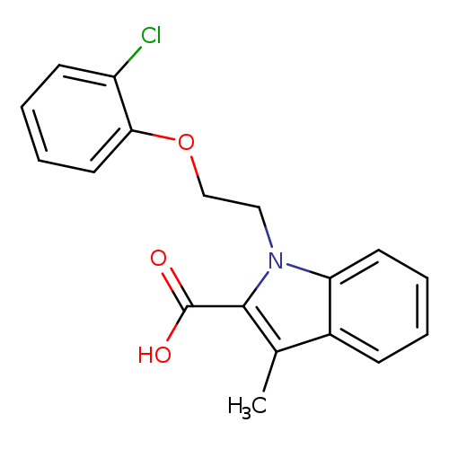 1-[2-(2-chlorophenoxy)ethyl]-3-methyl-1H-indole-2-carboxylic acid