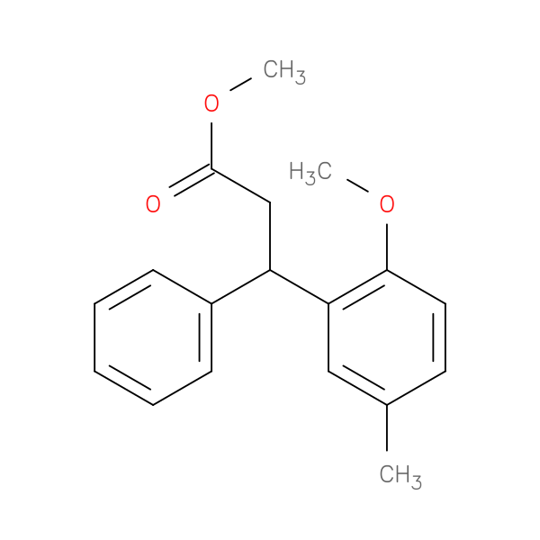 Methyl 3-(2-methoxy-5-methylphenyl)-3-phenylpropionate