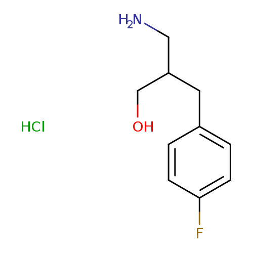 3-Amino-2-[(4-fluorophenyl)methyl]propan-1-ol hydrochloride