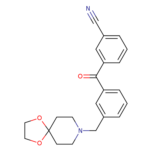 3-(3-(1,4-Dioxa-8-azaspiro[4.5]decan-8-ylmethyl)benzoyl)benzonitrile