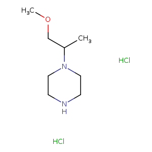 Piperazine, 1-(2-methoxy-1-methylethyl)-, hydrochloride (1:2)