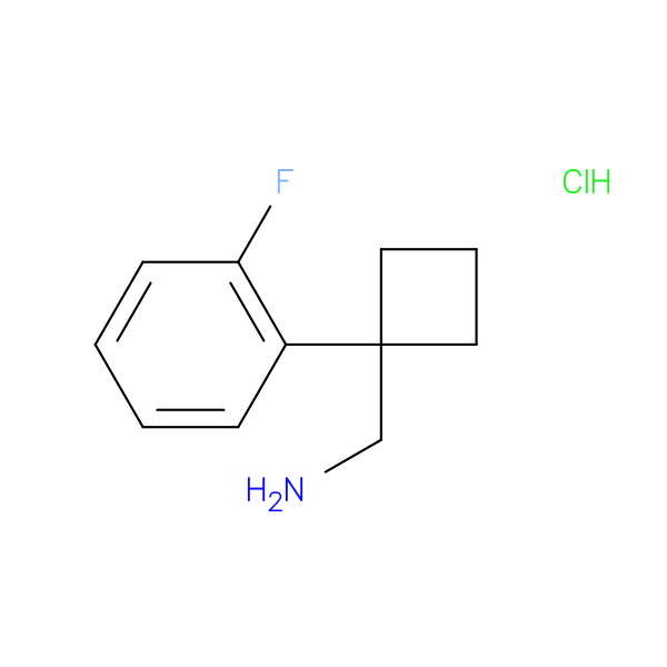 (1-(2-Fluorophenyl)cyclobutyl)methanamine hydrochloride