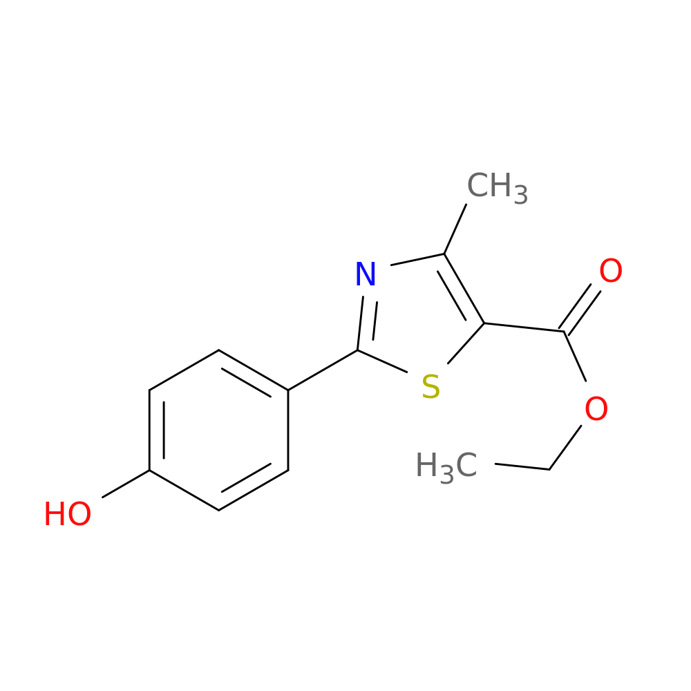 Ethyl 2-(4-hydroxyphenyl)-4-methylthiazole-5-carboxylate