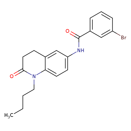 3-bromo-N-(1-butyl-2-oxo-1,2,3,4-tetrahydroquinolin-6-yl)benzamide