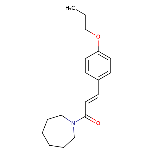 (2E)-1-(azepan-1-yl)-3-(4-propoxyphenyl)prop-2-en-1-one
