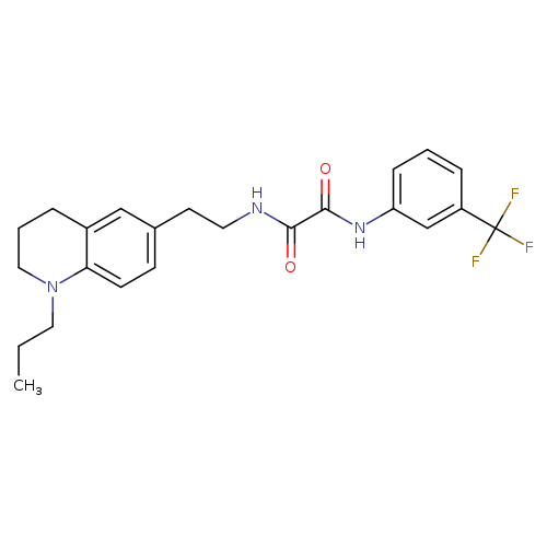N-[2-(1-propyl-1,2,3,4-tetrahydroquinolin-6-yl)ethyl]-N'-[3-(trifluoromethyl)phenyl]ethanediamide