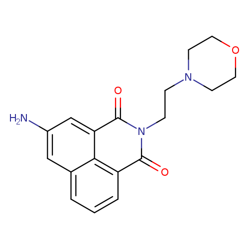 5-amino-2-[2-(4-morpholinyl)ethyl]-1H-benz[de]isoquinoline-1,3(2H)-dione
