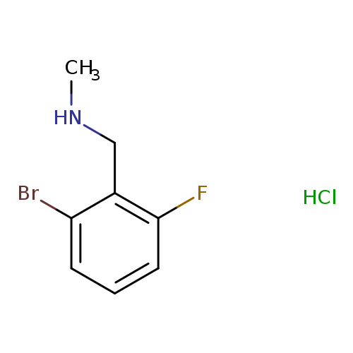 [(2-bromo-6-fluorophenyl)methyl](methyl)amine hydrochloride