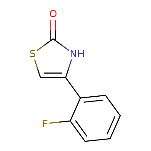 4-(2-fluorophenyl)-2,3-dihydro-1,3-thiazol-2-one