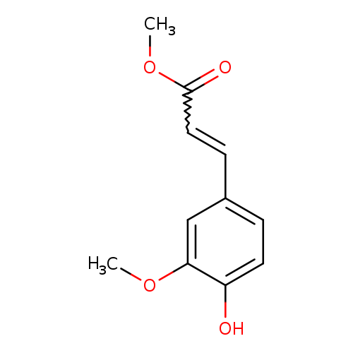 2-Propenoic acid, 3-(4-hydroxy-3-methoxyphenyl)-, methyl ester