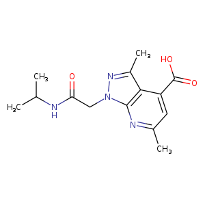 1-(2-(Isopropylamino)-2-oxoethyl)-3,6-dimethyl-1H-pyrazolo[3,4-b]pyridine-4-carboxylic acid