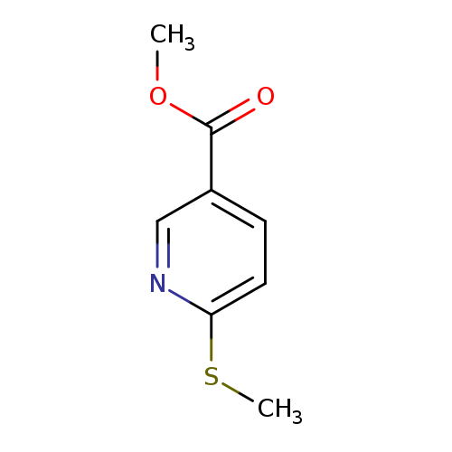 3-Pyridinecarboxylic acid, 6-(methylthio)-, methyl ester