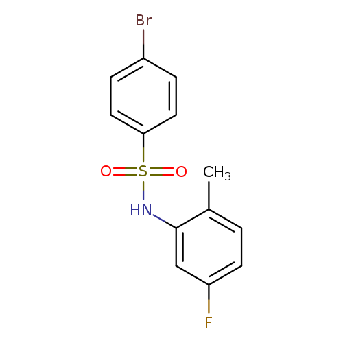 4-Bromo-N-(5-fluoro-2-methylphenyl)benzenesulfonamide
