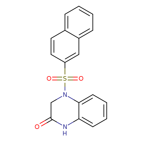 4-(naphthalene-2-sulfonyl)-1,2,3,4-tetrahydroquinoxalin-2-one