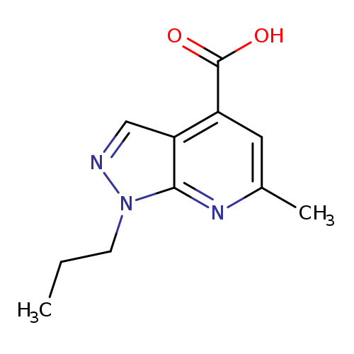 6-Methyl-1-propyl-1h-pyrazolo[3,4-b]pyridine-4-carboxylic acid