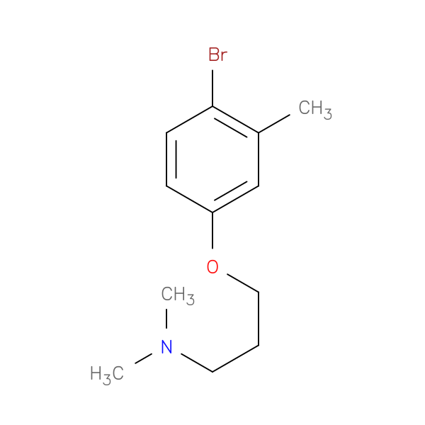 [3-(4-bromo-3-methylphenoxy)propyl]dimethylamine