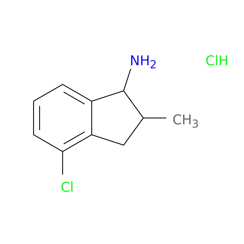 4-chloro-2-methyl-2,3-dihydro-1H-inden-1-amine hydrochloride