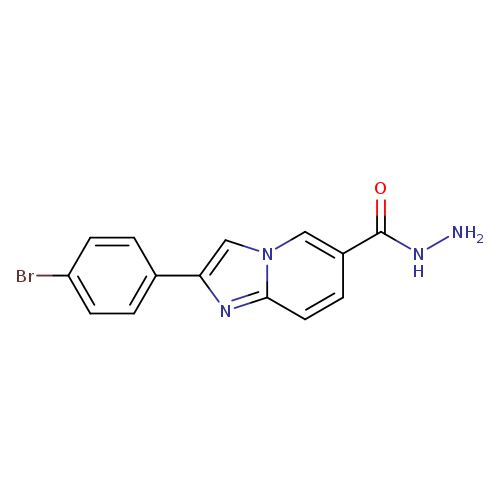 2-(4-bromophenyl)imidazo[1,2-a]pyridine-6-carbohydrazide