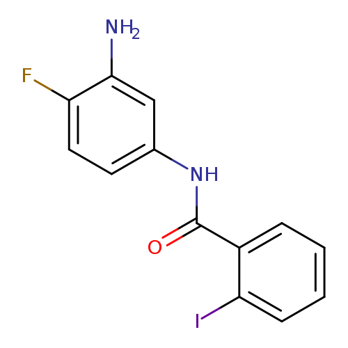 N-(3-amino-4-fluorophenyl)-2-iodobenzamide