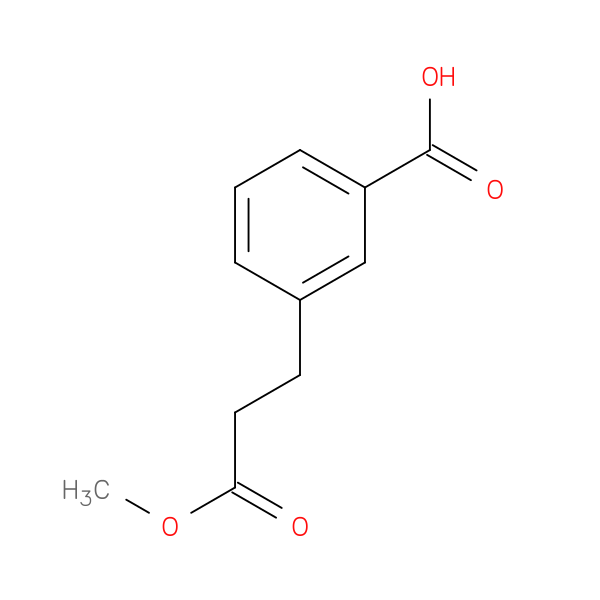 3-(3-methoxy-3-oxopropyl)benzoic acid