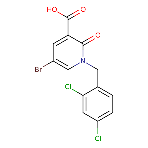 5-Bromo-1-(2,4-dichlorobenzyl)-2-oxo-1,2-dihydropyridine-3-carboxylic acid