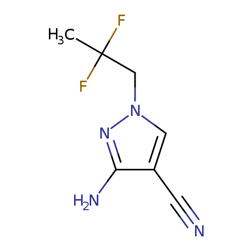 3-amino-1-(2,2-difluoropropyl)-1H-pyrazole-4-carbonitrile