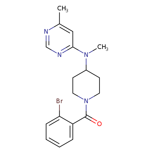 N-[1-(2-bromobenzoyl)piperidin-4-yl]-N,6-dimethylpyrimidin-4-amine